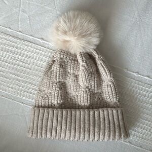 Zara Kids Knit Hat with PomPom Size 3-6 years